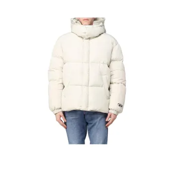 DIESEL Down Jackets Men Beige