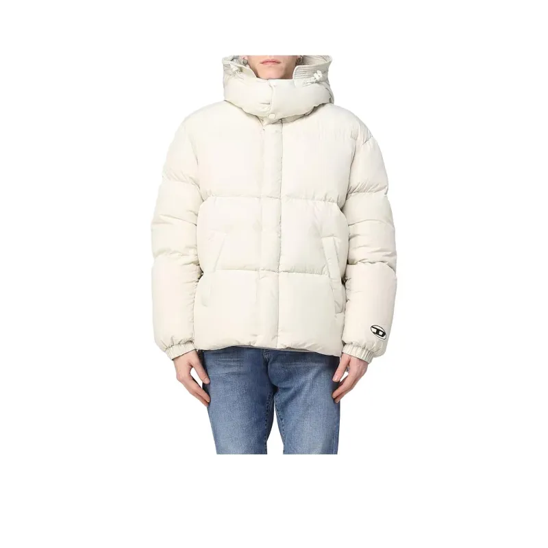 DIESEL Down Jackets Men Beige-0