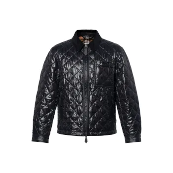 Burberry FW22 Puffer Jacket Men's Black