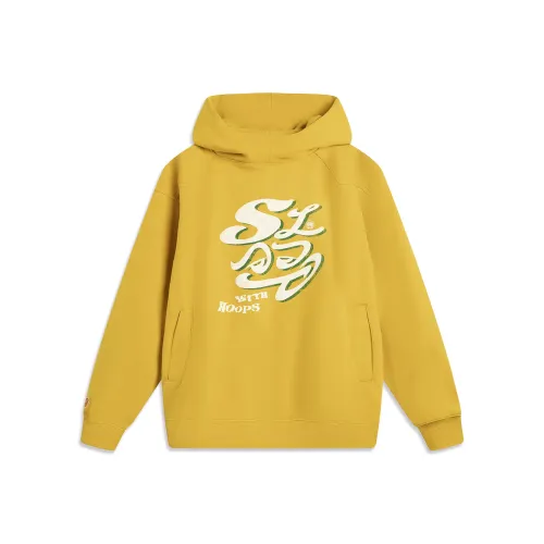 LiNing Basketball Collection Rebel Collection Sweatshirt Men's Beeswax Yellow