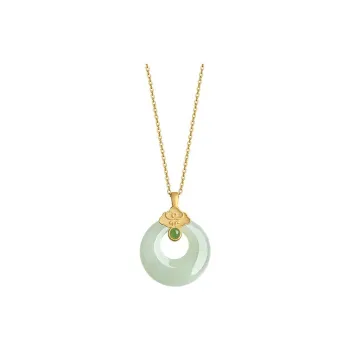 TAOHUAZHAOZHAO Chalcedony Necklaces Women's