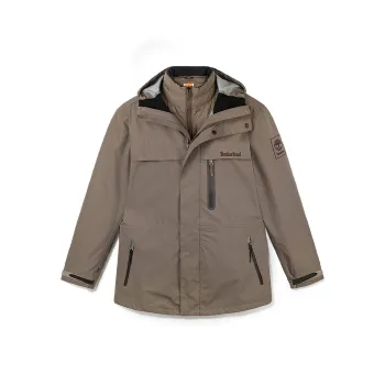 Timberland Waterproof, Thermal, And Windproof Windbreaker Jacket Men's Chocolate
