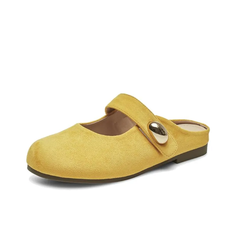 AGSDON Rubber Sole Closed Toe Slippers Women's-14