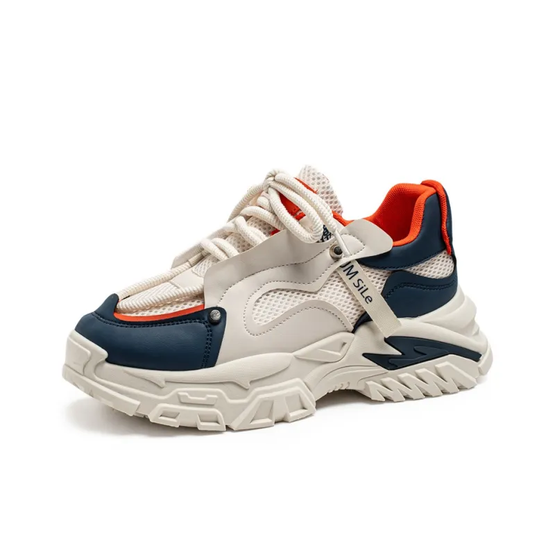 HACKBUTEER Low Top Chunky Sneakers Men's Box Included-2