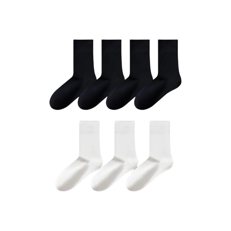 Temooues Mid Calf Socks Women's Combo Set-20