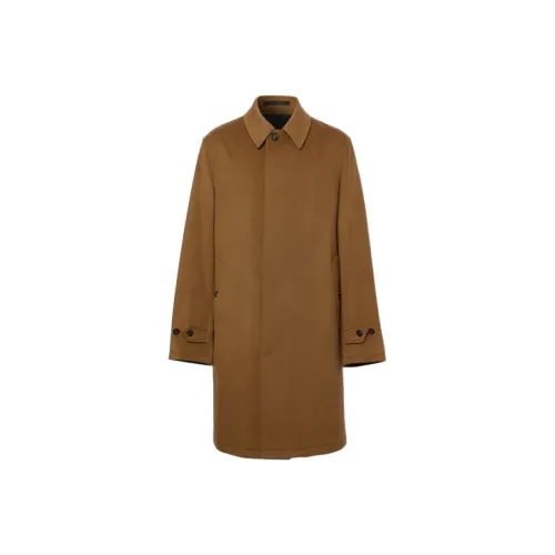 Burberry Coats Men's Dark Khaki