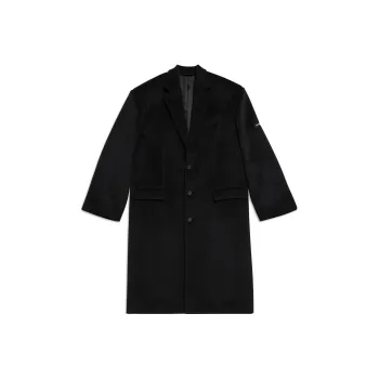 Balenciaga Coats Men Black