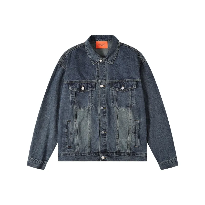 GEOFFREY B. SMALL Denim Jacket Unisex Blue-0