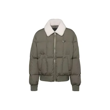 PRADA Down Jackets Men Dark Green