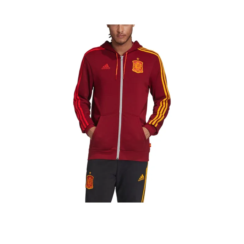 Adidas Spain Jackets Coats Men's Preppy Style Burgundy-0