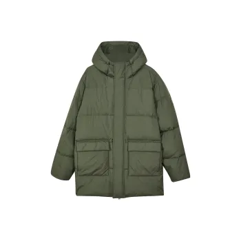 Skechers Down Jacket Men's Kelp Brown/01EW