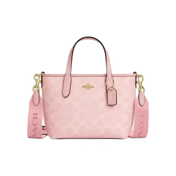 COACH City PVC Tote Bag, Shopping Bag, Shoulder Bag, Crossbody Bag, Handbag Small Size Women's Pink