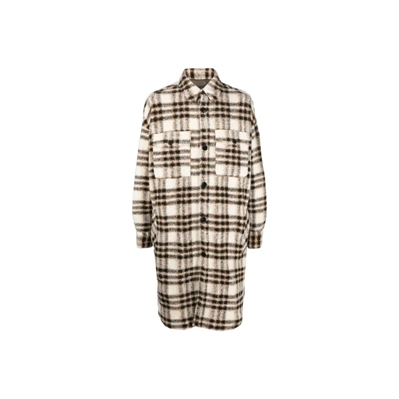 ISABEL MARANT Kotajot Checked Single-breasted Coat-0
