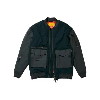 Union Jackets Men Black Green