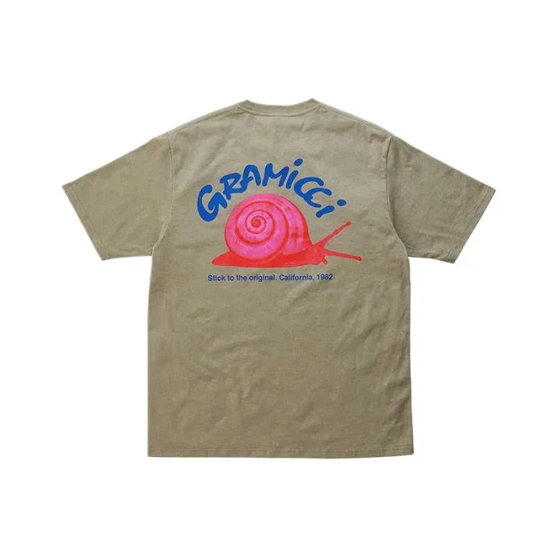 Gramicci Snail print T Shirt-7