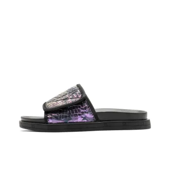 Ignition Stitching Odor Resistant Quick Dry Slide Slippers Men's Purple