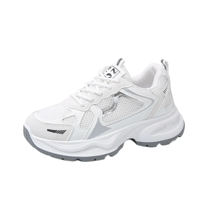 JimiXiong Breathable Height Increase Low Top Chunky Sneakers Women's-4