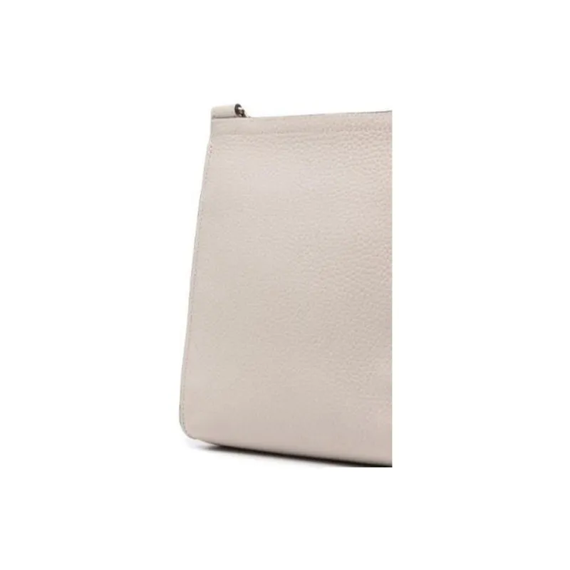 Mulberry Grain Leather Messenger Bag, Shoulder Bag, Crossbody Bag Small Size Women's Umber-2