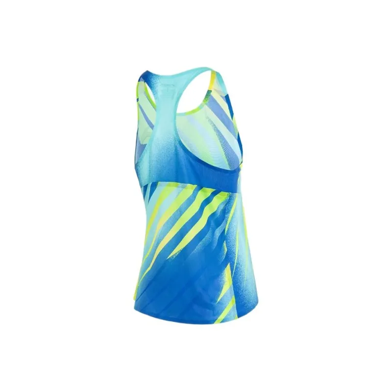 Brooks Sport Vests Unisex Green Royal Blue-1