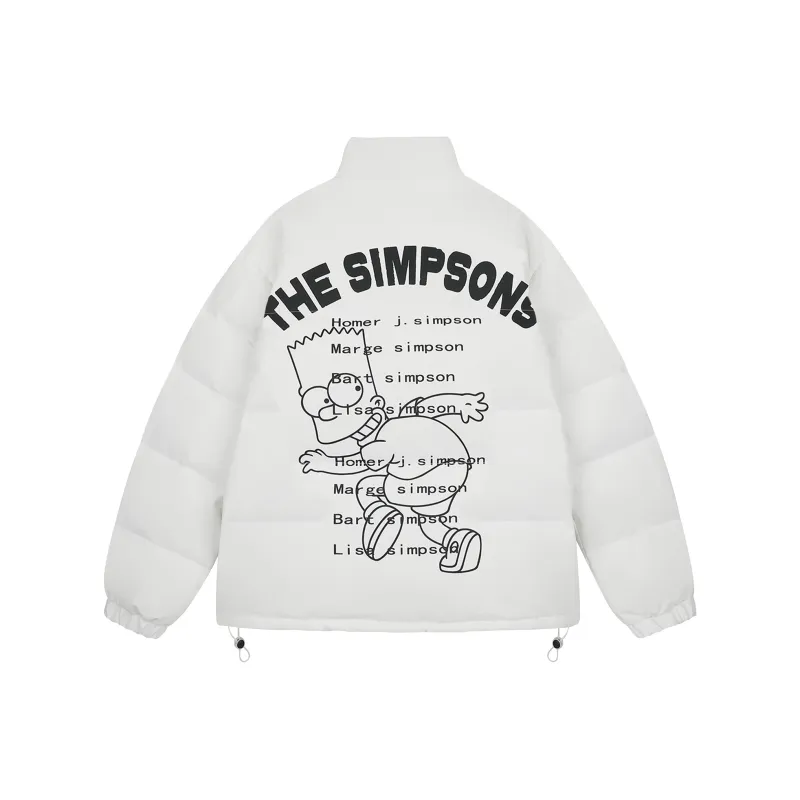 The Simpsons Down Jacket Coat Unisex-0