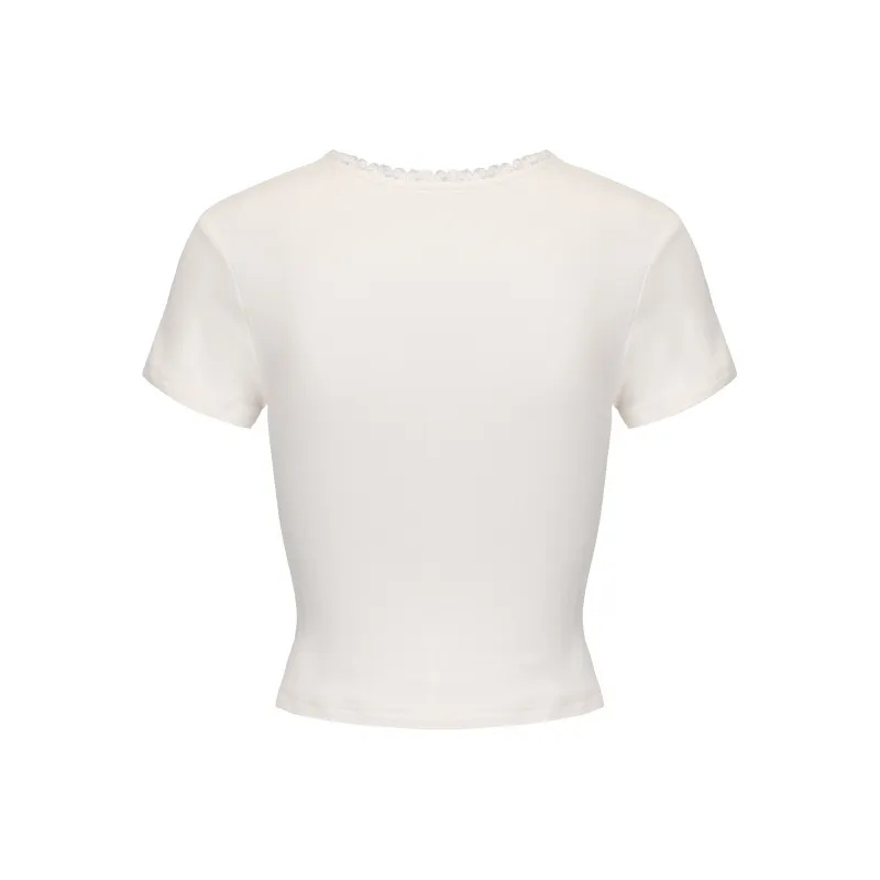 CHIWAWAMEME T Shirt Women's Inner White T Shirt-1