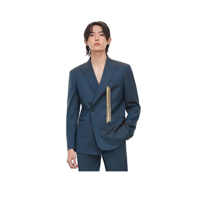 ZIOZIA Business Suit Men's Navy Blue-0