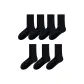 [7 Pack/7A Antibacterial]7 Pack Black