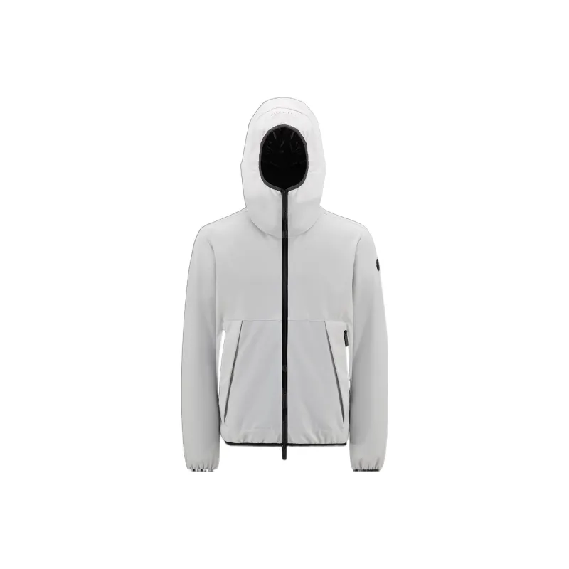 Moncler Down Jackets Men Light Gray-0