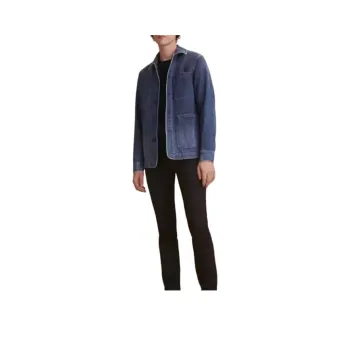 Burberry Denim Jacket Men's Blue