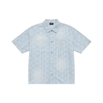 MLB MONOGRAM Collection New York Yankees SS25 Shirt Unisex Light Blue