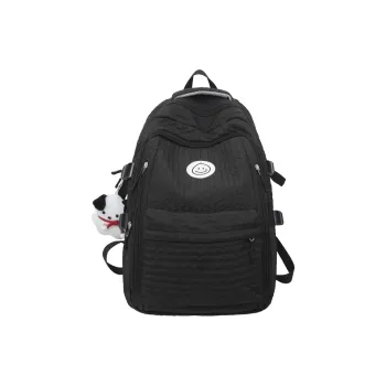 Alcohol Dragon Nylon Backpack Women's Multicolor