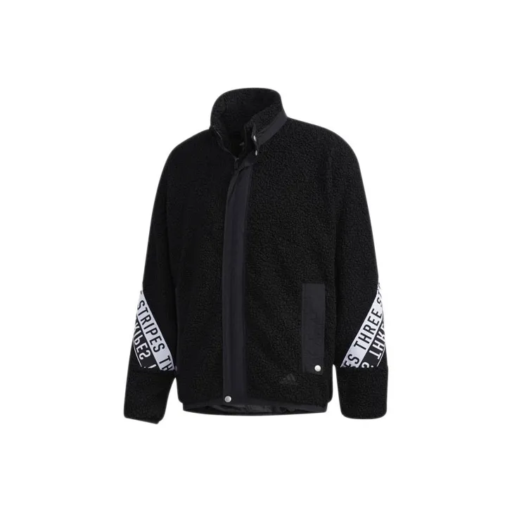 Adidas Velvet Jackets Men Black-0