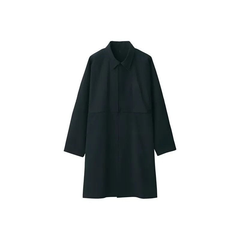 MUJI Coats Unisex Black-0