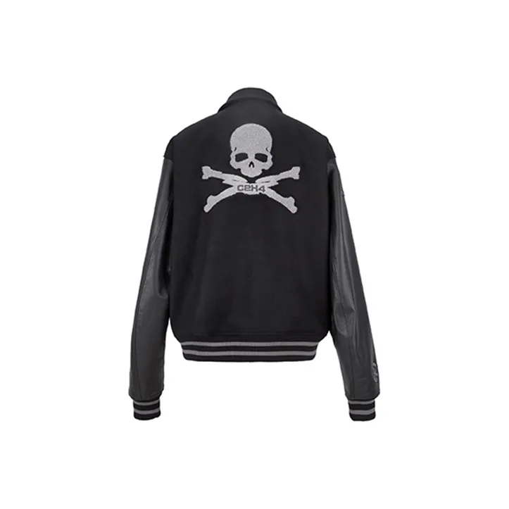 C2H4 X Mastermind Japan C Mastermind Applique Baseball Jacket-0