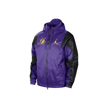 Jordan LA LAKERS Jacket Men's Purple