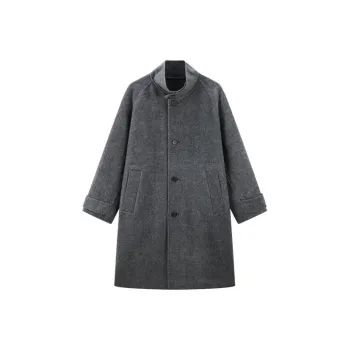PEACEBIRD MEN Textured Coat Unisex
