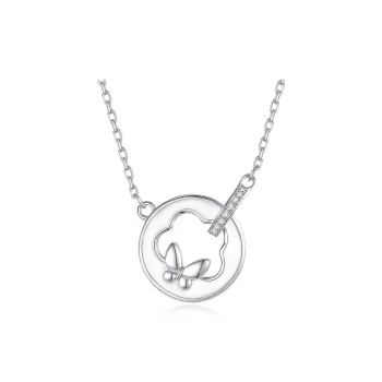 GOOUI S925 Silver Necklaces Women's