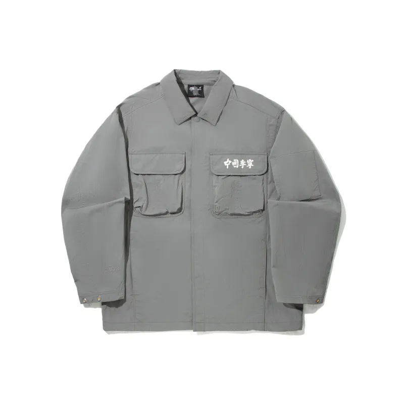 LiNing x Staple Jackets Coats Men's Asphalt Gray-0