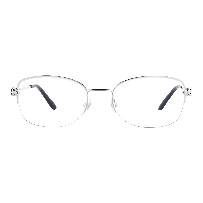 Cartier Eyeglass Frames Unisex Silver-0
