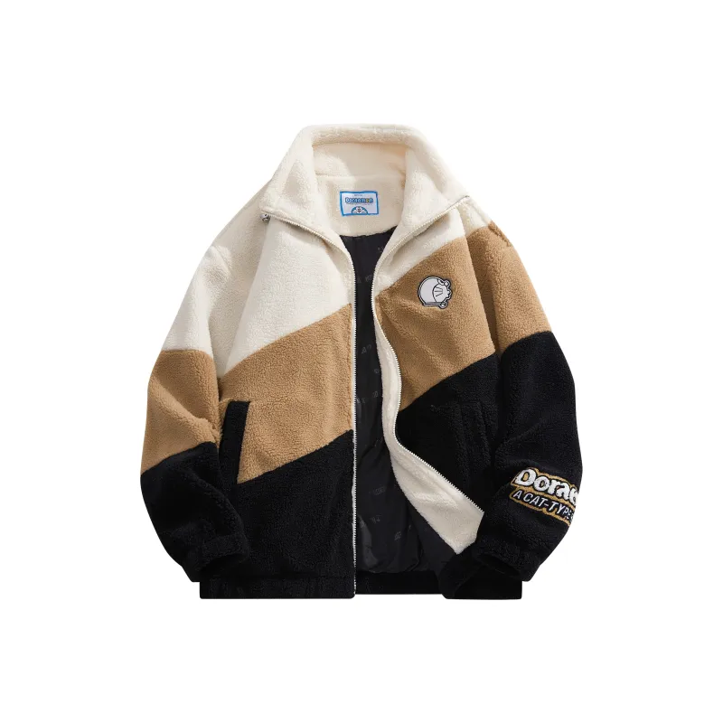 DoraemonA Fall Winter Velvet feel Coat Unisex-2