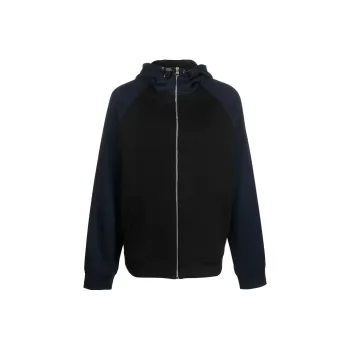 Alexander McQueen Colour block Zip up Hoodie