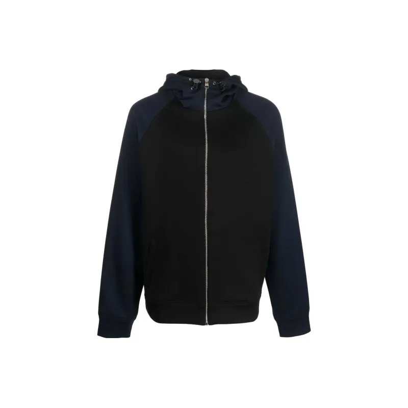 Alexander McQueen Colour block Zip up Hoodie-0