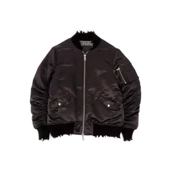 Giorgio Brato Distressed Bomber Jacket