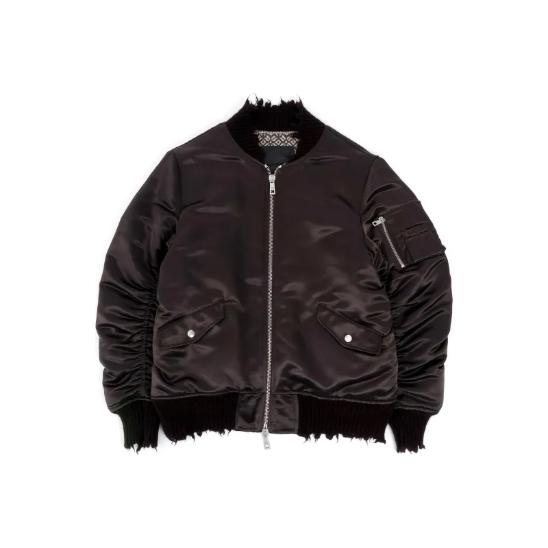 Giorgio Brato Distressed Bomber Jacket-0