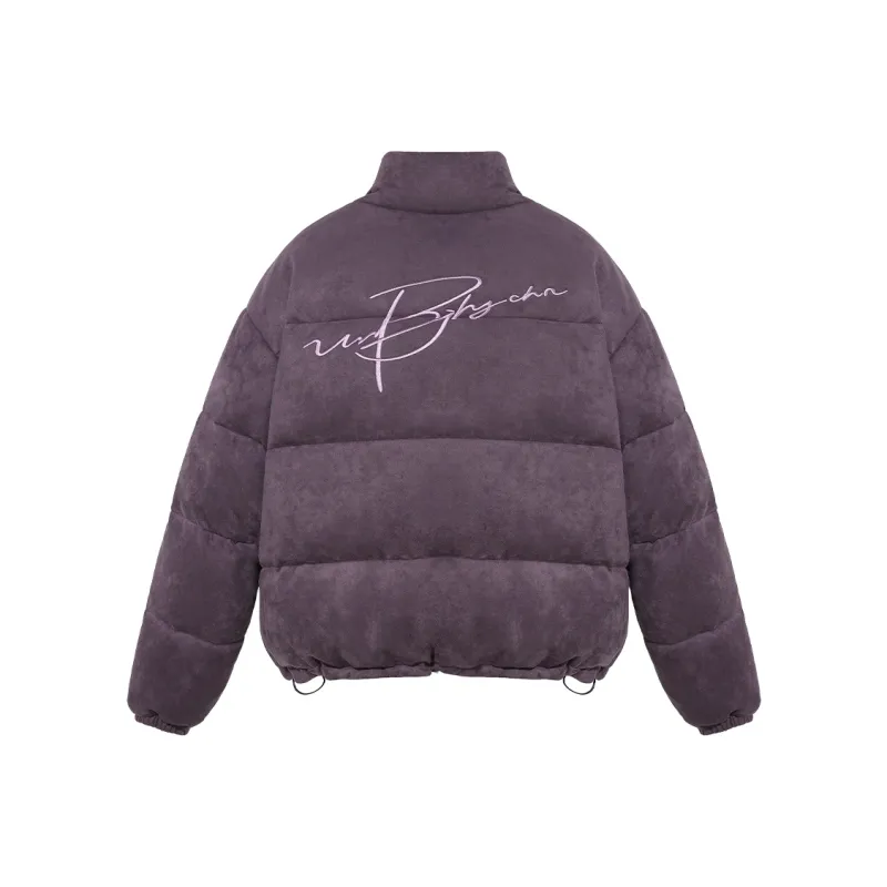 BJHG Vintage Writting Unisex Down Jacket-0