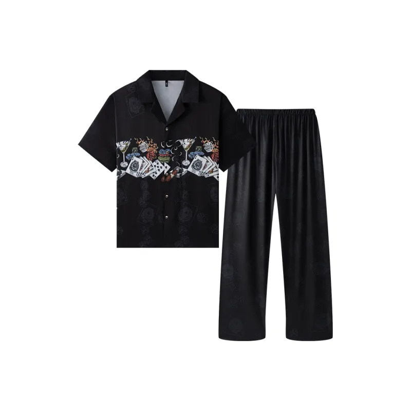 Good Fortune Pajama Set Men's Image Color-0