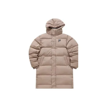 FILA FUSION FOB Series Down Jacket Unisex Warm Caramel Coffee