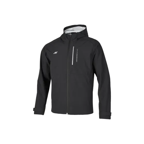 Skechers Jackets Men Carbon Black/0018
