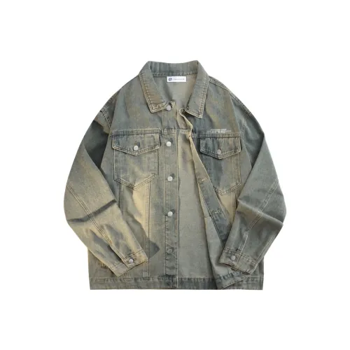 Tre Club Denim Jacket Unisex Yellow Mud