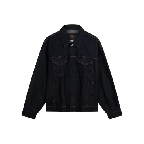 CALVIN KLEIN Spring Festival Red Magenta Denim Jacket Men's Denim Blue branded